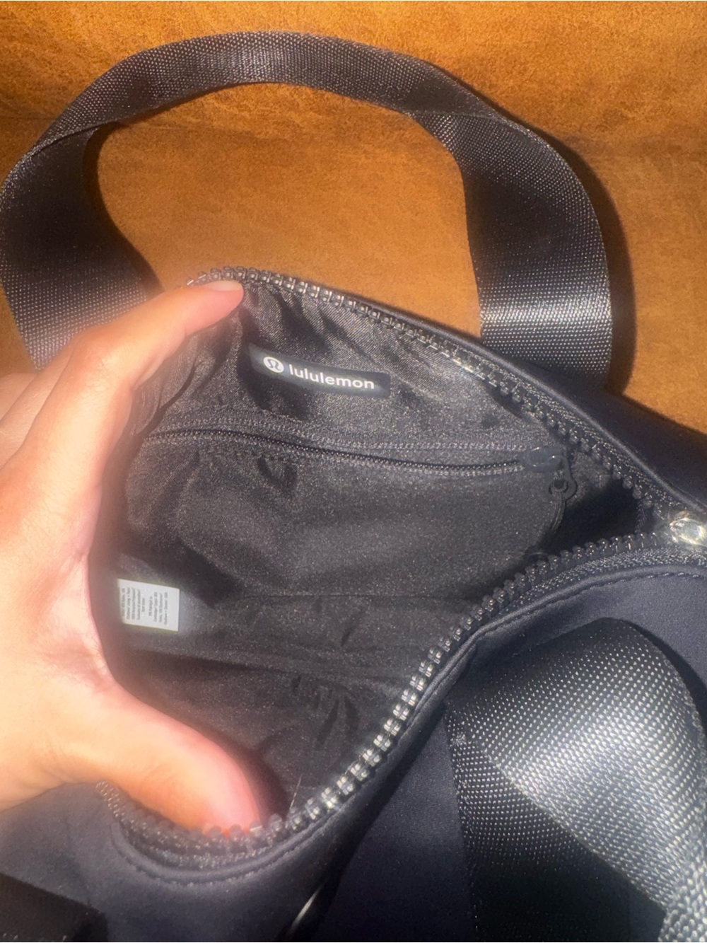 Lululemon Black Mini barrel duffle bag - Picture 3 of 3
